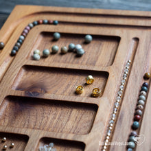 Upload the image to the gallery viewer, Wood-beading board | malaboard | Wooden mala Beading Board | Der Blaue Vogel
