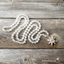 Download the image in the gallery viewer, Nature Love mala with star anise pendant in solid silver | Der Blaue Vogel 
