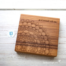 Load the image into the gallery viewer, Ganesha Mantra Board | 12,5 x 12 cm
