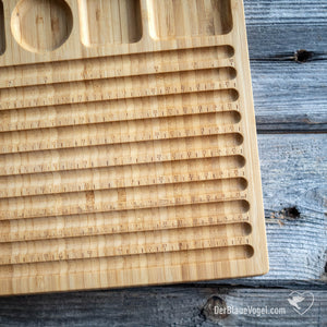 bracelet board beading board & beading tablet made of wood | Wooden Beading Board | Der Blaue Vogel 