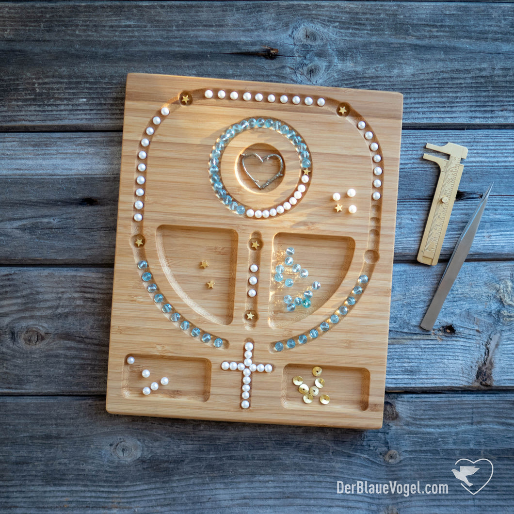 Board of rosaries (Rosarium-beading board) – DerBlaueVogel