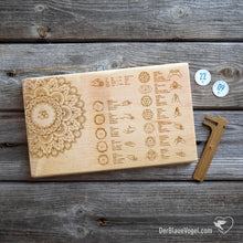 Download the image in the gallery viewer, Chakra-board | Hasta Mudras & 5 Elements | Arolla Pine
