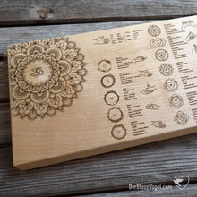 Download the image in the gallery viewer, Chakra-board | Hasta Mudras & 5 Elements | Maple
