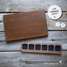 Download the image in the gallery viewer, MISFIT 22-20 | beading tablet small with walnut inlay
