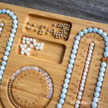 Download the image in the gallery viewer, beading board from Wooden Beadingboard & Braceletboard for necklaces, Malas,  bracelets from Der Blaue Vogel
